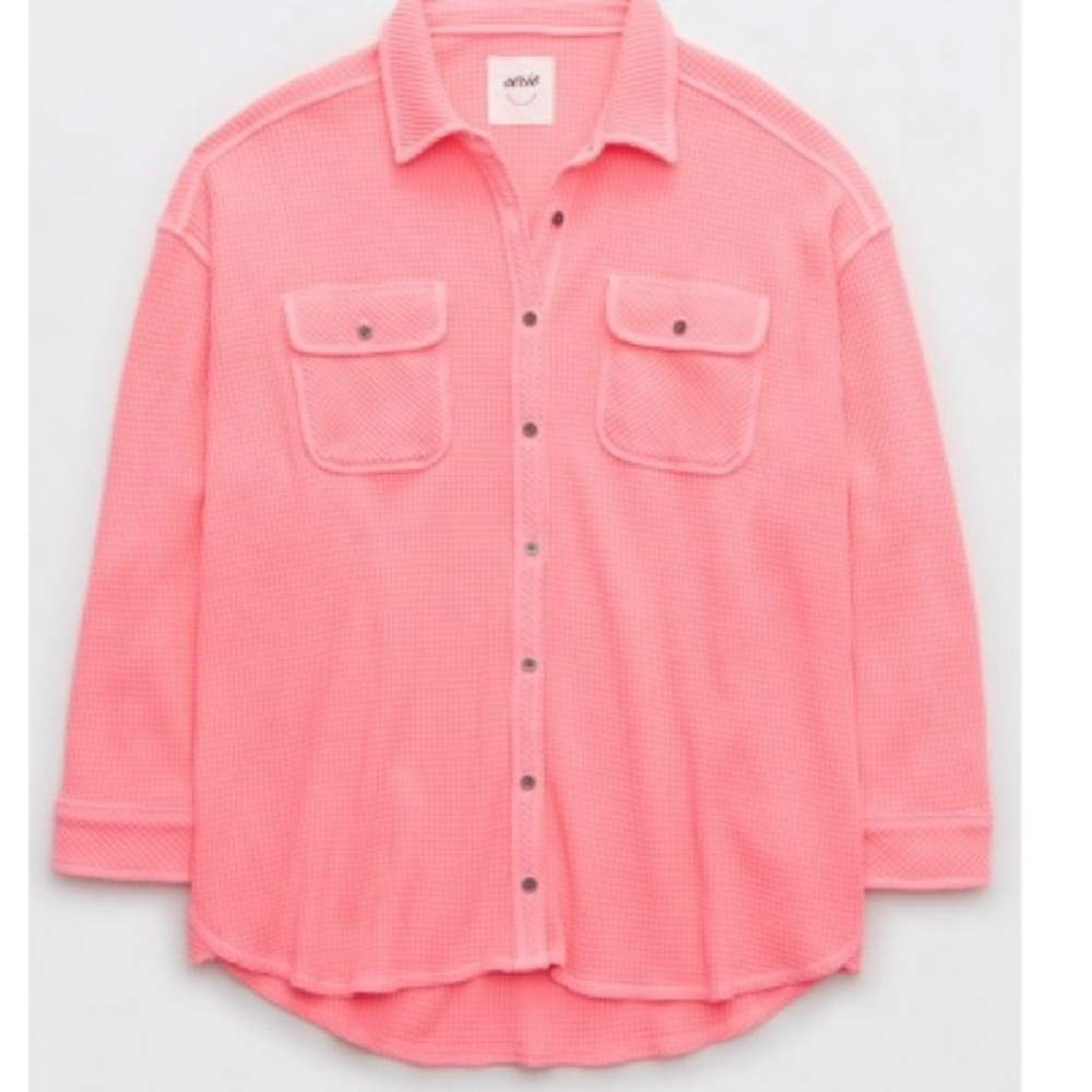 Aerie LumberJane Waffle Shirt